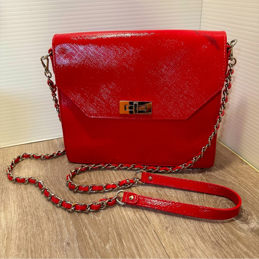 Hot Pink Lancaster Long Shoulder Purse